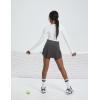 imagebaleaf Womens Pleated Tennis Skirt Golf Skorts for Woman High Waisted Lightweight Athletic Shorts PocketsGray
