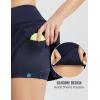 imagebaleaf Womens Pleated Tennis Skirt Golf Skorts for Woman High Waisted Lightweight Athletic Shorts PocketsNavy