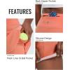 imagebaleaf Womens Pleated Tennis Skirt Golf Skorts for Woman High Waisted Lightweight Athletic Shorts PocketsScorched Red Coral