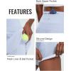 imagebaleaf Womens Pleated Tennis Skirt Golf Skorts for Woman High Waisted Lightweight Athletic Shorts PocketsSnow Blue