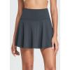 imagebaleaf Womens Pleated Tennis Skirt Skorts for Woman Golf Skirts with Pockets Athletic Running Workout SportsGrey