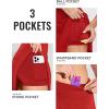 imagebaleaf Womens Pleated Tennis Skirt Skorts for Woman Golf Skirts with Pockets Athletic Running Workout SportsRed