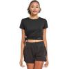 imagebaleaf Womens Short Sleeve Running Workout Shirts Athletic Tops Lightweight Quick Dry Training Yoga CrewneckBlack