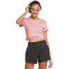 imagebaleaf Womens Short Sleeve Running Workout Shirts Athletic Tops Lightweight Quick Dry Training Yoga CrewneckPink