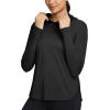 imagebaleaf Womens UPF 50 Sun Shirt with Hoodie SPF Long Sleeve UV Protection Clothing Hiking Fishing Outdoor LightweightBlack