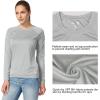 imagebaleaf Womens UPF 50 Sun Shirts Long Sleeve UV Protection Rash Guard Lightweight Quick Dry SPF Hiking Tops Outdoor2 Packgrey