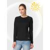 imagebaleaf Womens UPF 50 Sun Shirts Long Sleeve UV Protection Rash Guard Lightweight Quick Dry SPF Hiking Tops OutdoorA01black