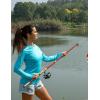 imagebaleaf Womens UPF 50 Sun Shirts Long Sleeve UV Protection Rash Guard Lightweight Quick Dry SPF Hiking Tops OutdoorA01blue