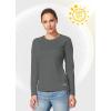 imagebaleaf Womens UPF 50 Sun Shirts Long Sleeve UV Protection Rash Guard Lightweight Quick Dry SPF Hiking Tops OutdoorA01charcoal Gray