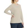 imagebaleaf Womens UPF 50 Sun Shirts Long Sleeve UV Protection Rash Guard Lightweight Quick Dry SPF Hiking Tops OutdoorA01oatmeal