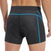 imagebaleaf Mens 4D Padded Bike Shorts Cycling Underwear with Padding Road Biking MTB Liner Shorts Bicycle GearMeshblack Blue47