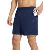 imagebaleaf Mens 5quot Running Shorts with Liner 2 in 1 Workout Shorts with Zipper Pocket Quick Dry Athletic Gym SportsNavy