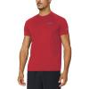 imagebaleaf Mens Running Workout Shirts Short Sleeve Athletic TShirt Quick DryA006red