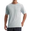 imagebaleaf Mens UPF 50 Sun Protection Shirts UV SPF Short Sleeve TShirts Rash Guard Quick Dry Lightweight Hiking AthleticLight Gray