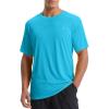 imagebaleaf Mens UPF 50 Sun Protection Shirts UV SPF Short Sleeve TShirts Rash Guard Quick Dry Lightweight Hiking AthleticNavy Blue