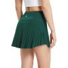 imagebaleaf Womens Pleated Tennis Skirt Golf Skorts for Woman High Waisted Lightweight Athletic Shorts PocketsGreen