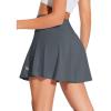 imagebaleaf Womens Pleated Tennis Skirt Skorts for Woman Golf Skirts with Pockets Athletic Running Workout SportsGrey
