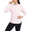 imagebaleaf Womens UPF 50 Sun Shirt with Hoodie SPF Long Sleeve UV Protection Clothing Hiking Fishing Outdoor LightweightPink