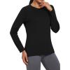 imagebaleaf Womens UPF 50 Sun Shirts Long Sleeve UV Protection Rash Guard Lightweight Quick Dry SPF Hiking Tops OutdoorA01black