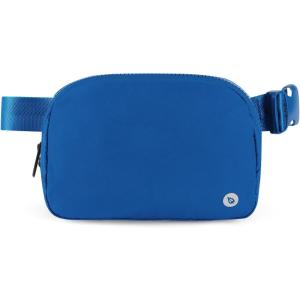 imageBALEAF Fanny Pack for Women Belt Bag Water Resistant Fashion Crossbody Waist Packs Adjustable Strap Black 1LBlue 1L