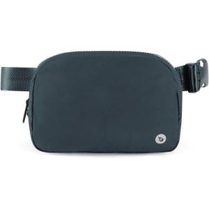 imageBALEAF Fanny Pack for Women Belt Bag Water Resistant Fashion Crossbody Waist Packs Adjustable Strap Black 1LGrey 1L