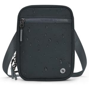 imageBALEAF Small Crossbody Bag Sling Purse for Women Travel Fanny Pack Belt Bags Cross Body 15L BlackGray