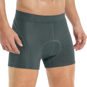 imagebaleaf Mens 4D Padded Bike Shorts Cycling Underwear with Padding Road Biking MTB Liner Shorts Bicycle GearMeshgrey47
