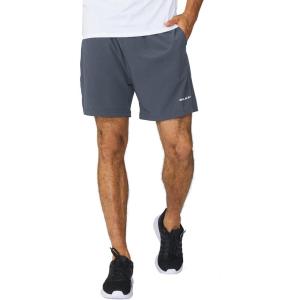 imagebaleaf Mens 5quot Running Athletic Shorts Workout Lightweight Zipper PocketGray