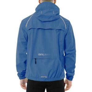 imagebaleaf Mens Rain Jacket Waterproof Windbreaker Raincoat Running Cycling Hiking Gear Hood Lightweight Reflective PackableAblue