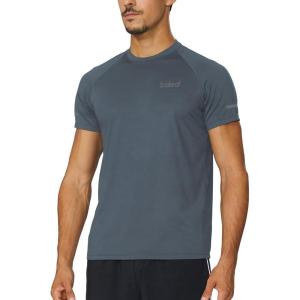 imagebaleaf Mens Running Workout Shirts Short Sleeve Athletic TShirt Quick DryA009slate Gray