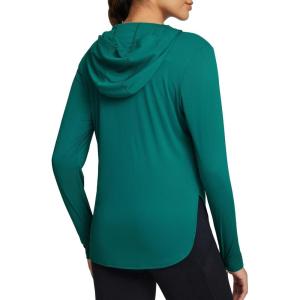 imagebaleaf Womens UPF 50 Sun Shirt with Hoodie SPF Long Sleeve UV Protection Clothing Hiking Fishing Outdoor LightweightDuck Green