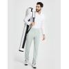 imagebaleaf 30 Mens Golf Joggers Pants Stretch Lightweight Quick Dry Slim Fit Casual Work Dress Sweatpants Zip PocketsGrey