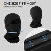 imagebaleaf Balaclava Face Mask Men Ski Mask for Women Full Face Cover Sun Protection for Motorcycle Snowboard OutdoorsBlack