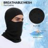 imagebaleaf Balaclava Face Mask Men Ski Mask for Women Full Face Cover Sun Protection for Motorcycle Snowboard OutdoorsBlack