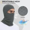 imagebaleaf Balaclava Face Mask Men Ski Mask for Women Full Face Cover Sun Protection for Motorcycle Snowboard OutdoorsGray