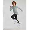 imagebaleaf Boys Compression Shirt Long Sleeve Youth Undershirts Kids Football Baseball Baselayer Cold Gear Quick DryLight Gray