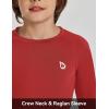 imagebaleaf Boys Compression Shirt Long Sleeve Youth Undershirts Kids Football Baseball Baselayer Cold Gear Quick DryRed