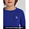 imagebaleaf Boys Compression Shirt Long Sleeve Youth Undershirts Kids Football Baseball Baselayer Cold Gear Quick DryRoyal Blue