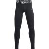 imagebaleaf Boys Fleece Compression Leggings Youth Pants Kids Tights Football Basketball Baseball Sports Cold Weather GearSolidblack