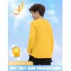 imagebaleaf Boys Sun Shirts UPF 50 Rash Guard UV Protection Swim Tops Quick Dry Lightweight Long Sleeve ClothingStarfruit