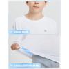 imagebaleaf Boys Sun Shirts UPF 50 Rash Guard UV Protection Swim Tops Quick Dry Lightweight Long Sleeve ClothingWhite