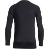 imagebaleaf Boys Thermal Compression Shirts Youth Long Sleeve Fleece Base Layer Soccer Football Cold Gear01black