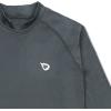 imagebaleaf Boys Thermal Compression Shirts Youth Long Sleeve Fleece Base Layer Soccer Football Cold Gear02gray