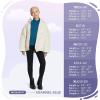 imagebaleaf Fleece Girls Jacket Zip Up Fall Jackets Kids Equestrian Riding Shirts Thermal Athletic Sweatshirts WarmBlue