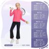 imagebaleaf Fleece Girls Jacket Zip Up Fall Jackets Kids Equestrian Riding Shirts Thermal Athletic Sweatshirts WarmPink