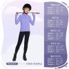 imagebaleaf Fleece Girls Jacket Zip Up Fall Jackets Kids Equestrian Riding Shirts Thermal Athletic Sweatshirts WarmPurple