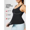 imagebaleaf Freeleaf Womens Longline Sports Bra Molded Cup Workout Tank Yoga Tops Built in Bra Athletic CamisoleBlack