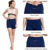 imagebaleaf Girls 4quot Volleyball Shorts Kids Athletic Biker Cartwheel Dance Soccer Cheer Running Preppy Teen4navy