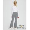 imagebaleaf Girls Flare Leggings Yoga Dance Pants Kids Bell Bottoms School Preppy Teen High Waist Pockets AthleticGrey