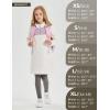 imagebaleaf Girls Fleece Dress Thermal Pullover Long Polar Tunic Sweatshirt Quarter Zip Winter Outfits PocketBirch White